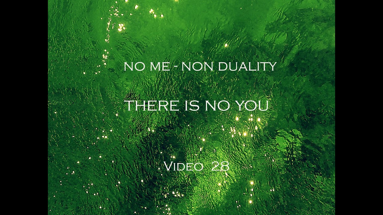 There is no you (v.28, no me-non duality) #nonduality #awakeningtonothingness #relation #nottwo