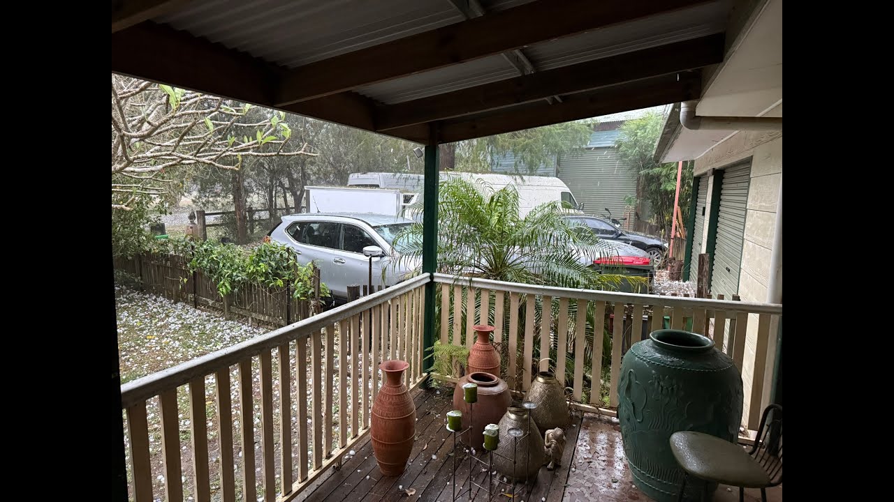 From Calm to Chaos: Intense Hail Storm Wreaks Havoc on Our Property