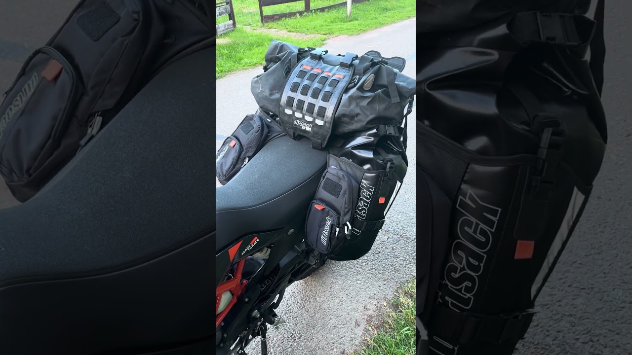 Боковые сумки универсальные для Adv байков Dirtsack Erupt Rackless V2 Soft Luggage ADV Kit 2x24 lit