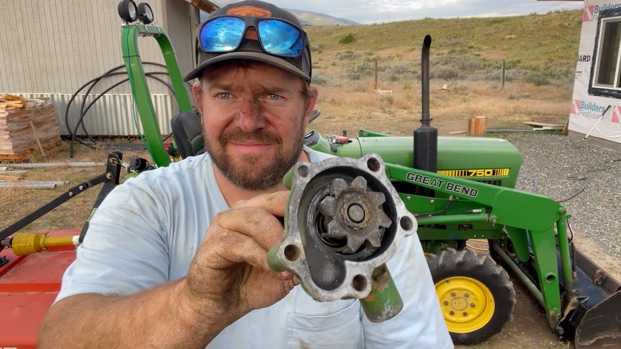 John Deere 750 tractor water pump replacement