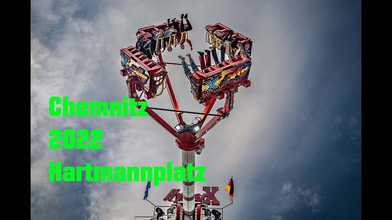 Kirmes ,Rummel ,Volksfest in Chemnitz , es ist mal wieder richtig was los hier    4K
