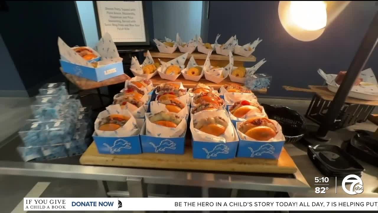 Lions unveil new foods featuring local partnerships, player-inspired dishes