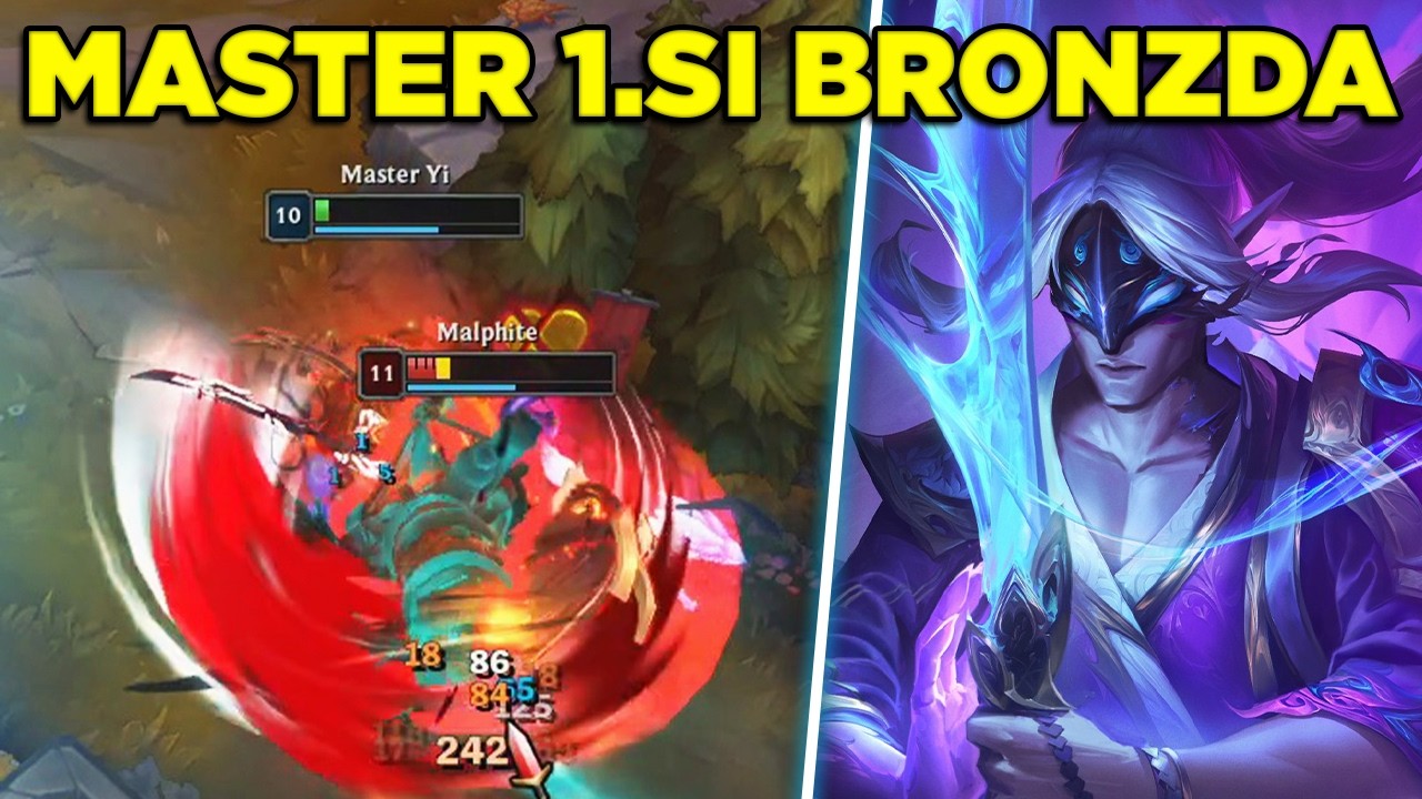 DÜNYA MASTER Yİ 1.Sİ BRONZ ELODA OYNARSA NE OLUR? | Zero LoL