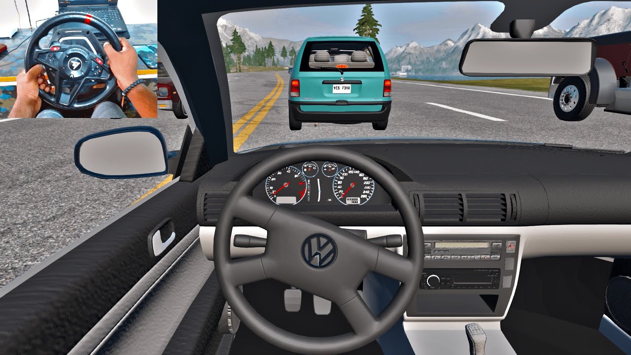 BeamNG Drive – Volkswagen Passat B5 [Steering Wheel Gameplay]
