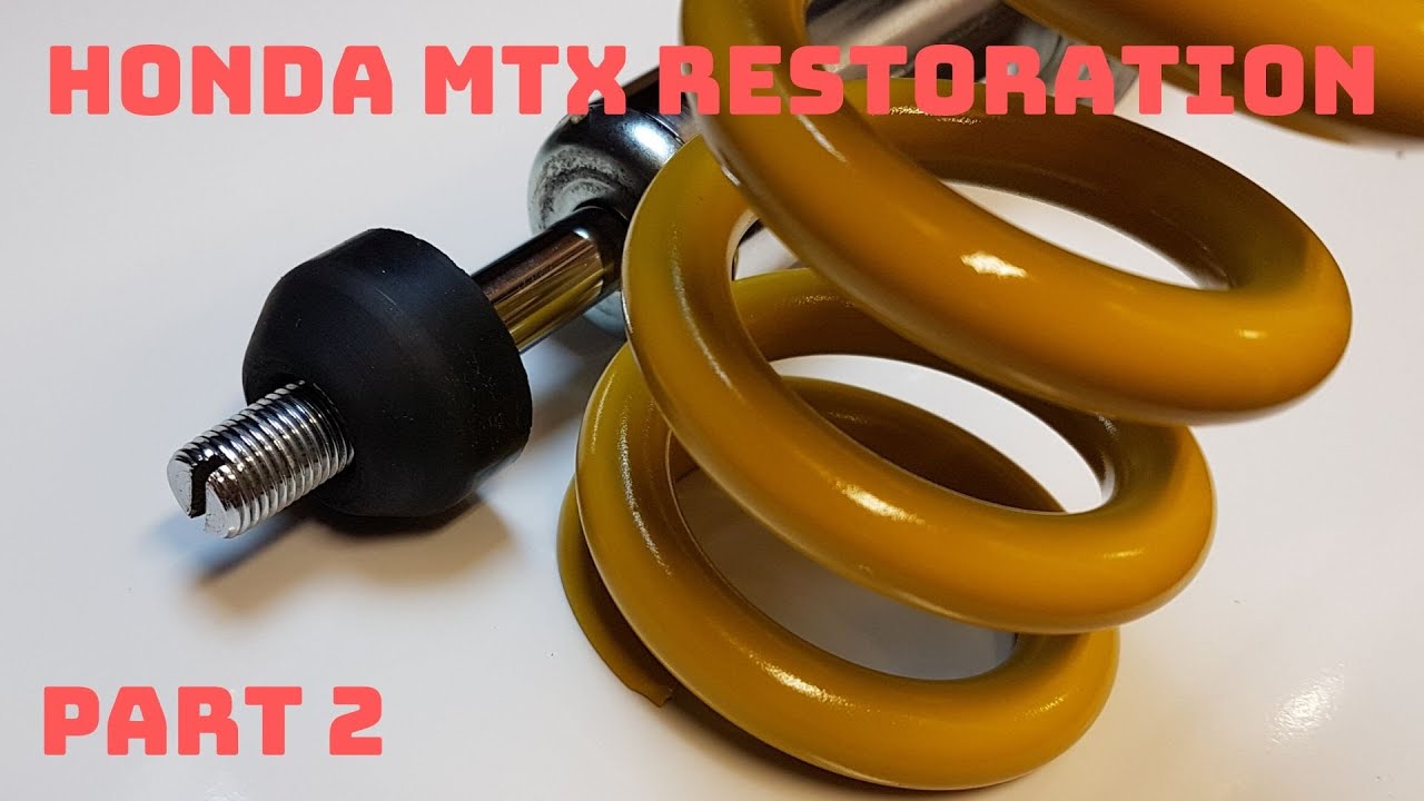 Honda MTX Restoration [PART 2] - Rear Shock Absorber and Frame Beginnings!