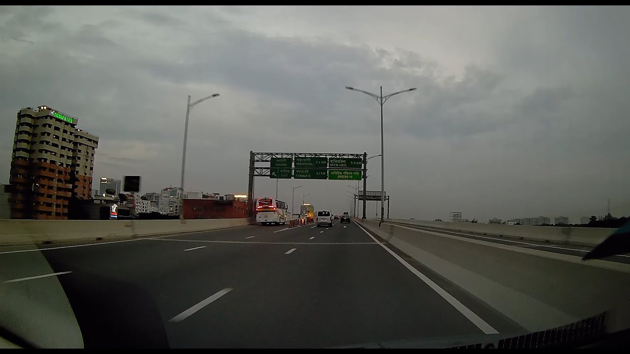 Nikunja 2 to Jurain | Dash Cam | Dhaka Elevated Expressway | Dhaka Street View | 2025-10-29
