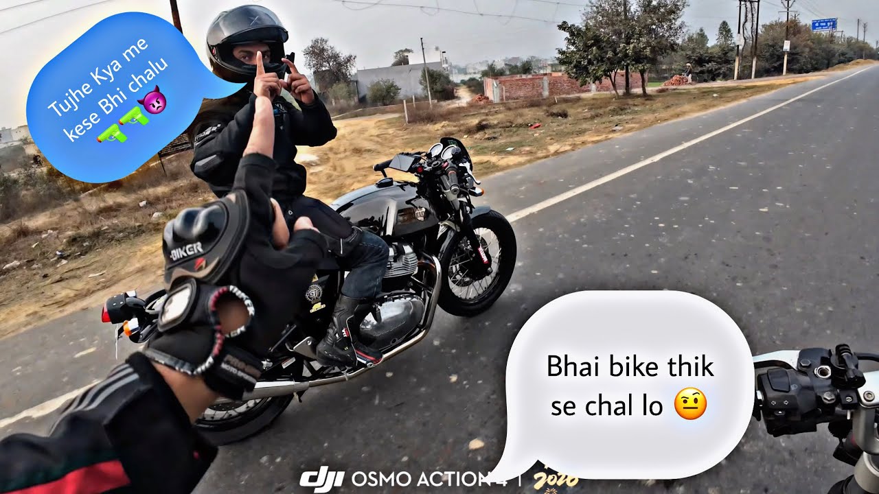 AGGRESSIVE MODE ON GT650 👿 | #continentalgt650 #gt650 #motovlog #trending 