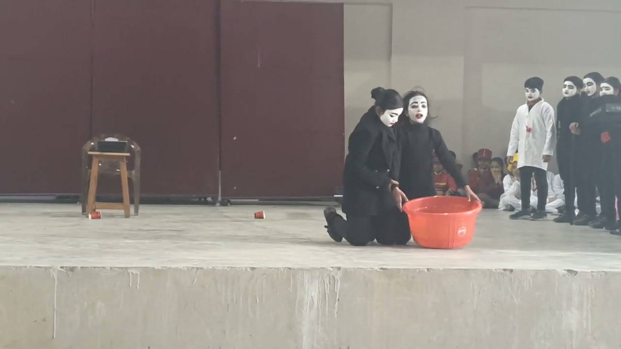 Invincible Hero-Hellen Keller.Mime Act by budding artists of DAV 37