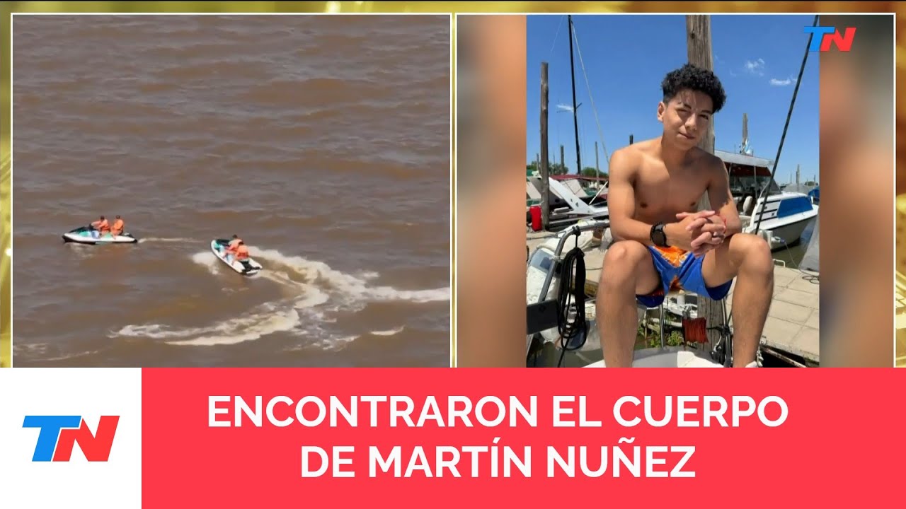 RÍO DE LA PLATA I Encontraron el cuerpo de Martín Núñez quien se había tirado a nadar en Olivos