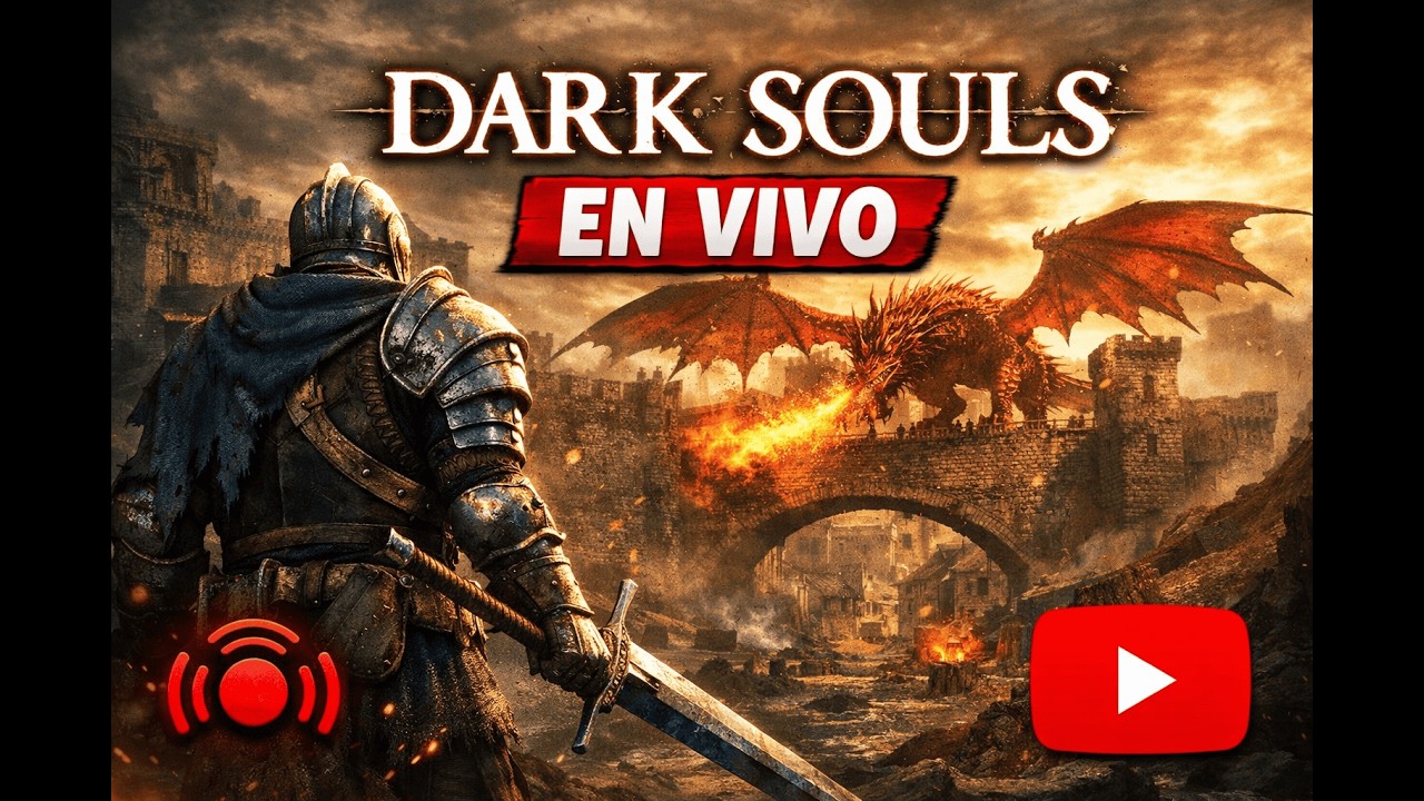 🔥 Dark Souls REMASTERED en Vivo | Primer viaje a Lordran 💀 #live #darksouls