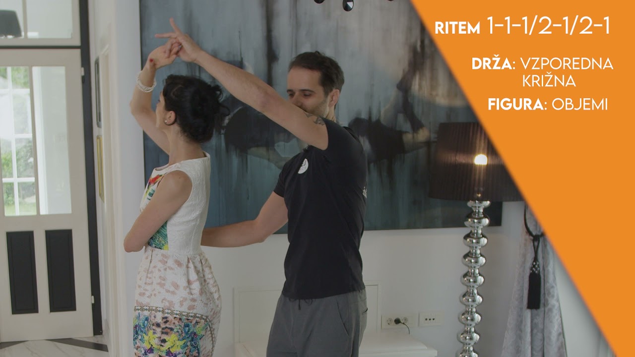 Video plesna šola Tej Dance | 28 Ritem 1-1-½- ½-1  | CHA CHA CHA 4