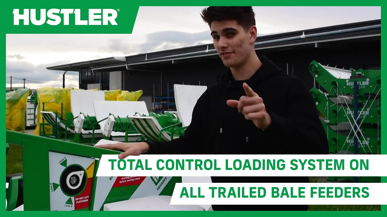 Total Control Loading System on all Trailed Bale Feeders