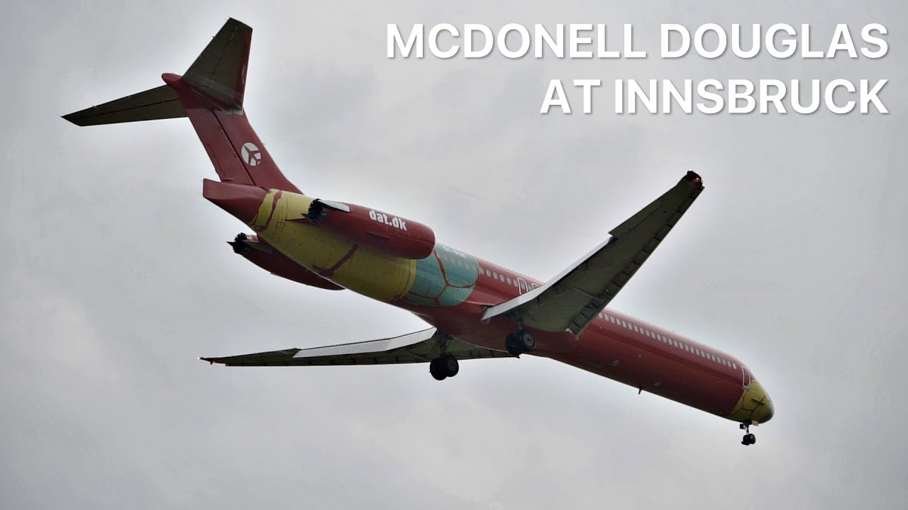 DANISH AIR TRANSPORT MD-83 (OY-RUE) AT INNSBRUCK
