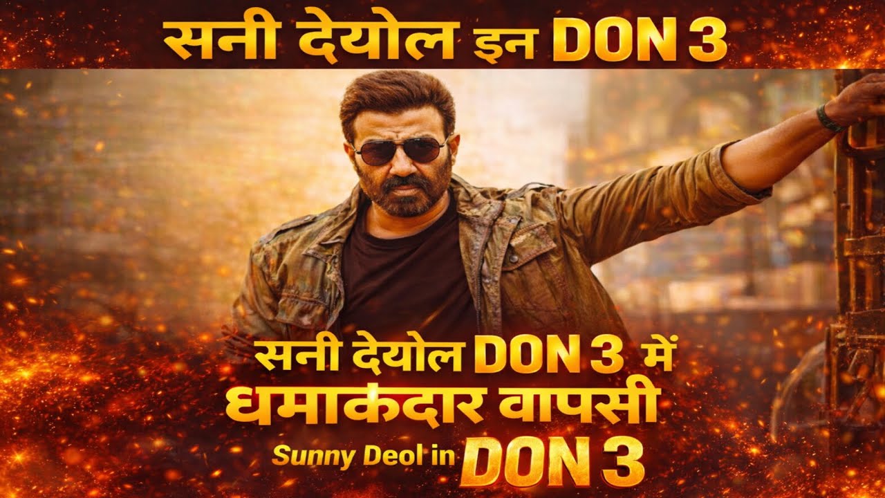 DON 3 Sunny Deol ki entry 😱😱🍷 kasi rahegi DON 3 with Sunny Deol 😱😱😱🍷🍷🍷🔥🔥🔥
