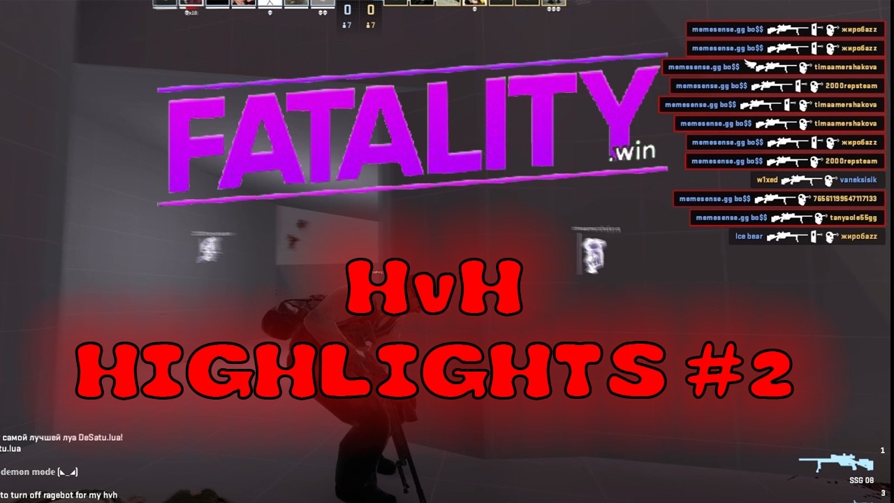 FATALITY.WIN INVITE CODE GIVEAWAY︱#cs2 fatality.win HvH Highlights #2