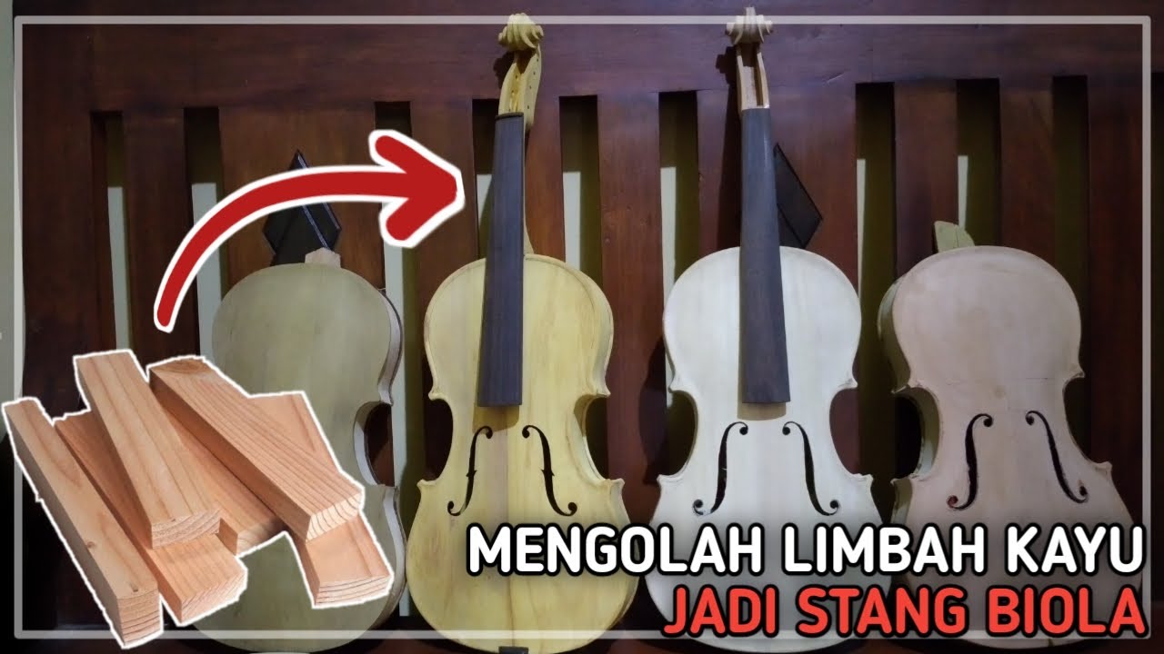 MAKE A VIOLIN HEAD FROM USED WOOD ll