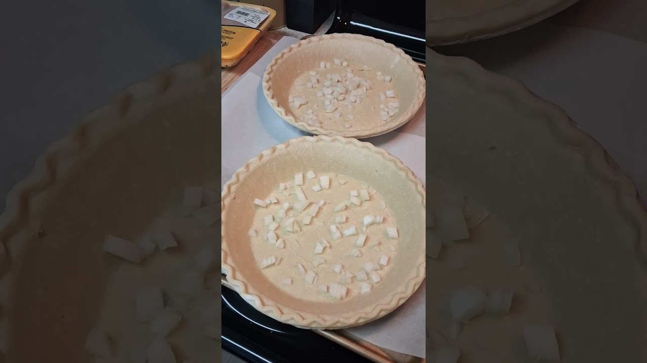 R&R  Quiche and Chicken Prep. Home Vids. PART 1