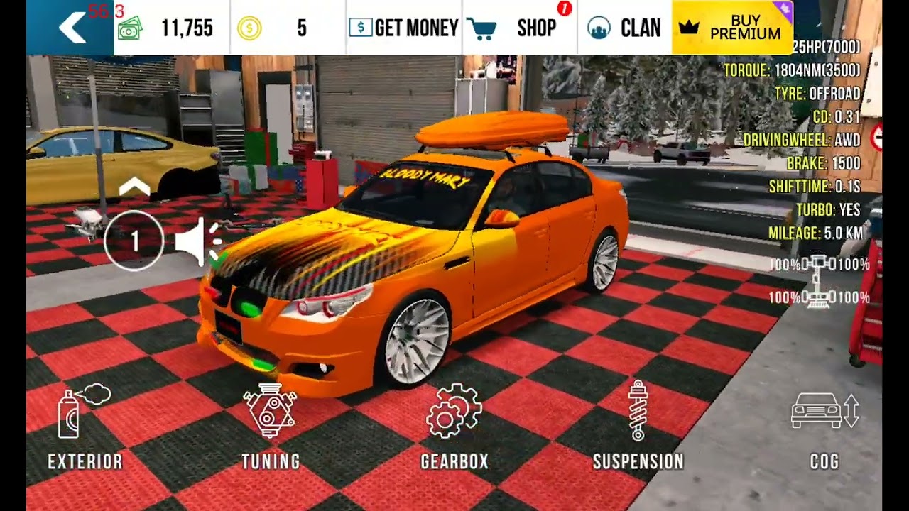 Modified bmw and diving with bmw
