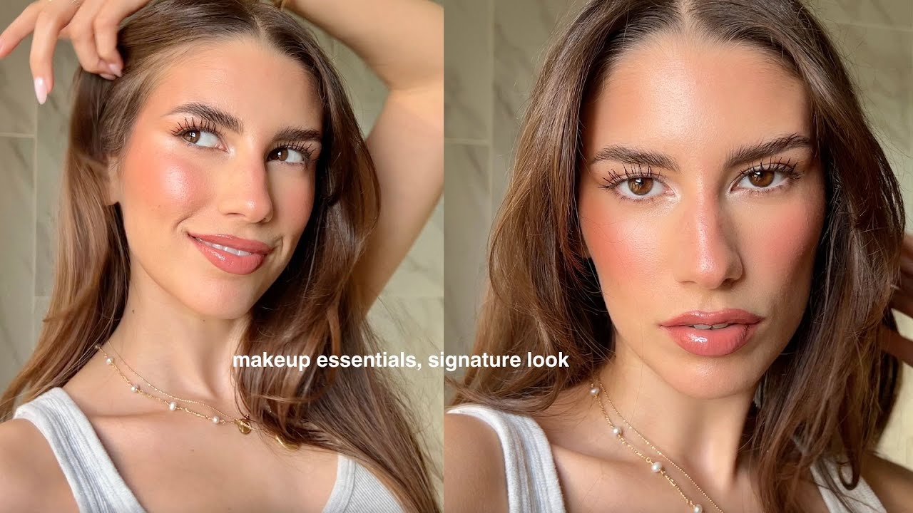 what's in my makeup bag + go-to glowy glam