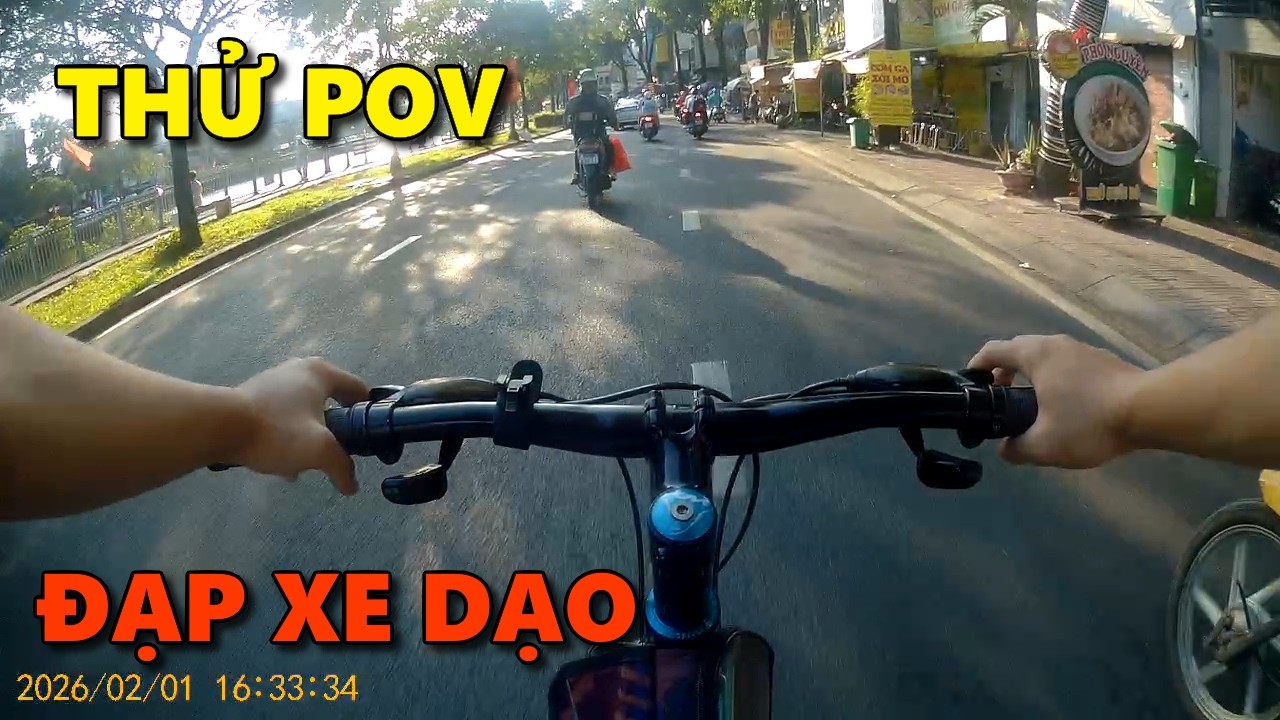 POV: Đạp xe dạo vòng quanh bờ kè Nhiêu Lộc - Thị Nghè