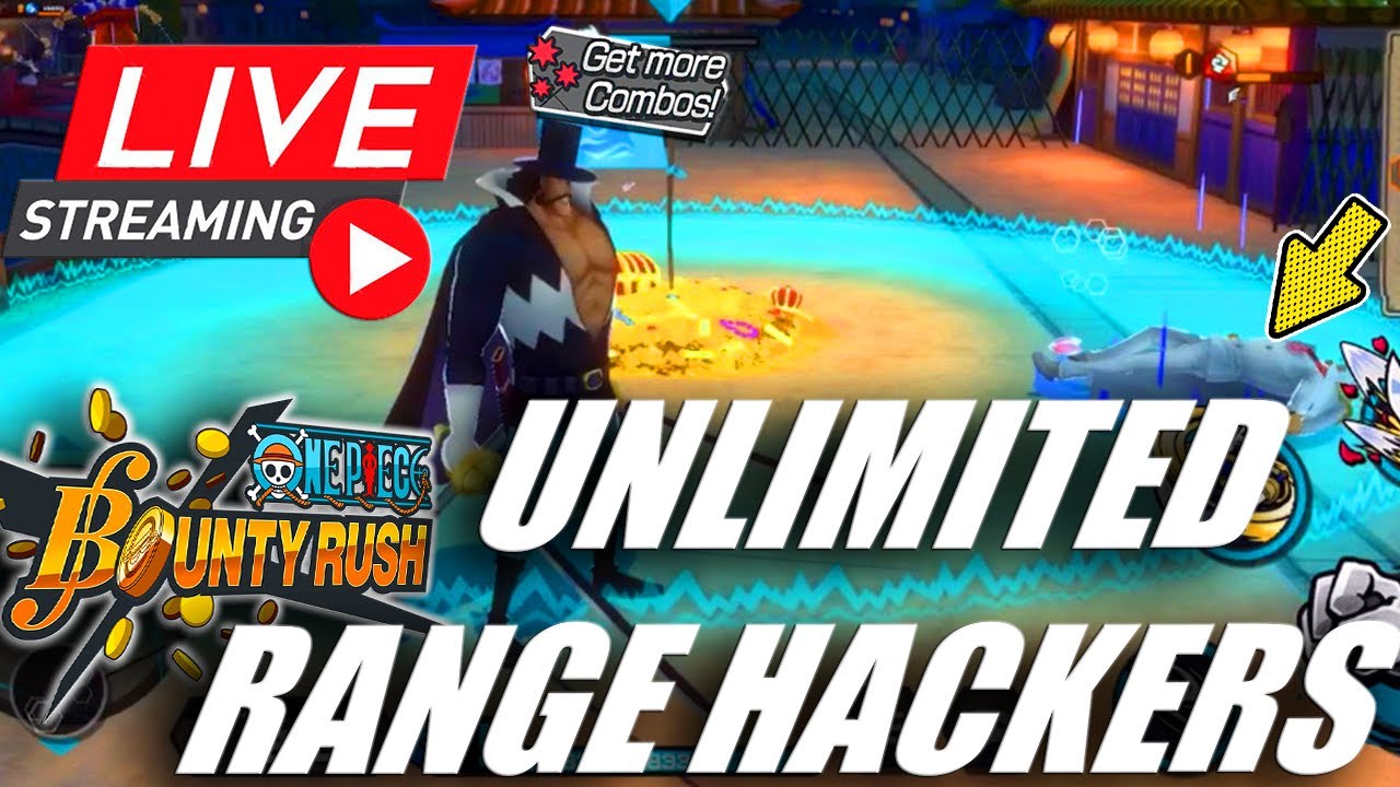 FIGHTING UNLIMITED RANGE HACKERS,CAUGHT IN LIVE STREAM |ONE PIECE BOUNTY RUSH |OPBR