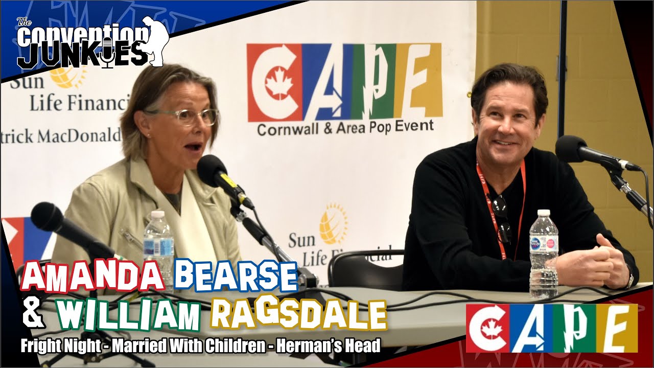 Amanda Bearse, William Ragsdale (Fright Night, Married with Children, Justified) CAPE 2022 Q&A Panel