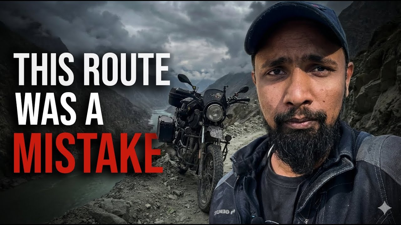 This Route Was a Mistake | Extreme Off-Road Bike Ride to Gilgit via Besham
