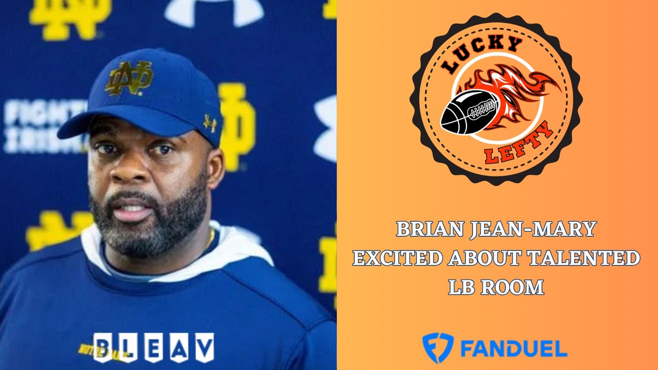 Brian Jean-Mary Excited To Help Talented, Experienced LB Room Get Better #notredame