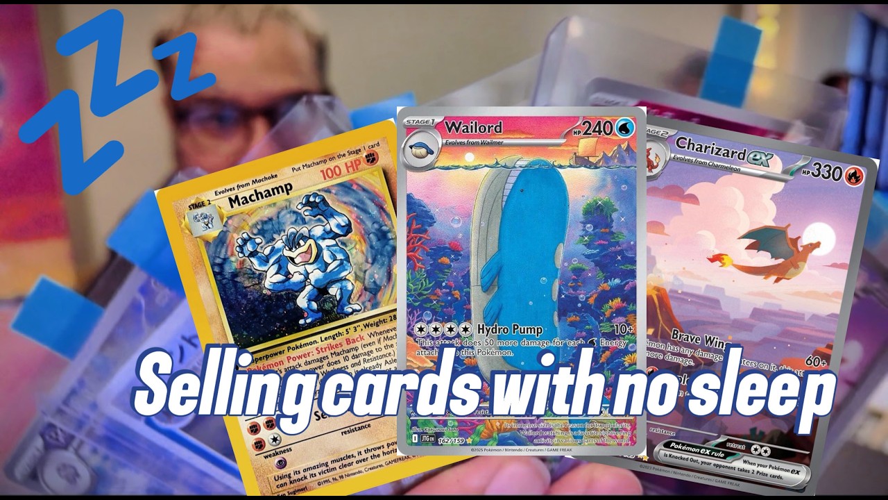 Vending at a Card Show LAST MINUTE with NO SLEEP?! | Vendor POV