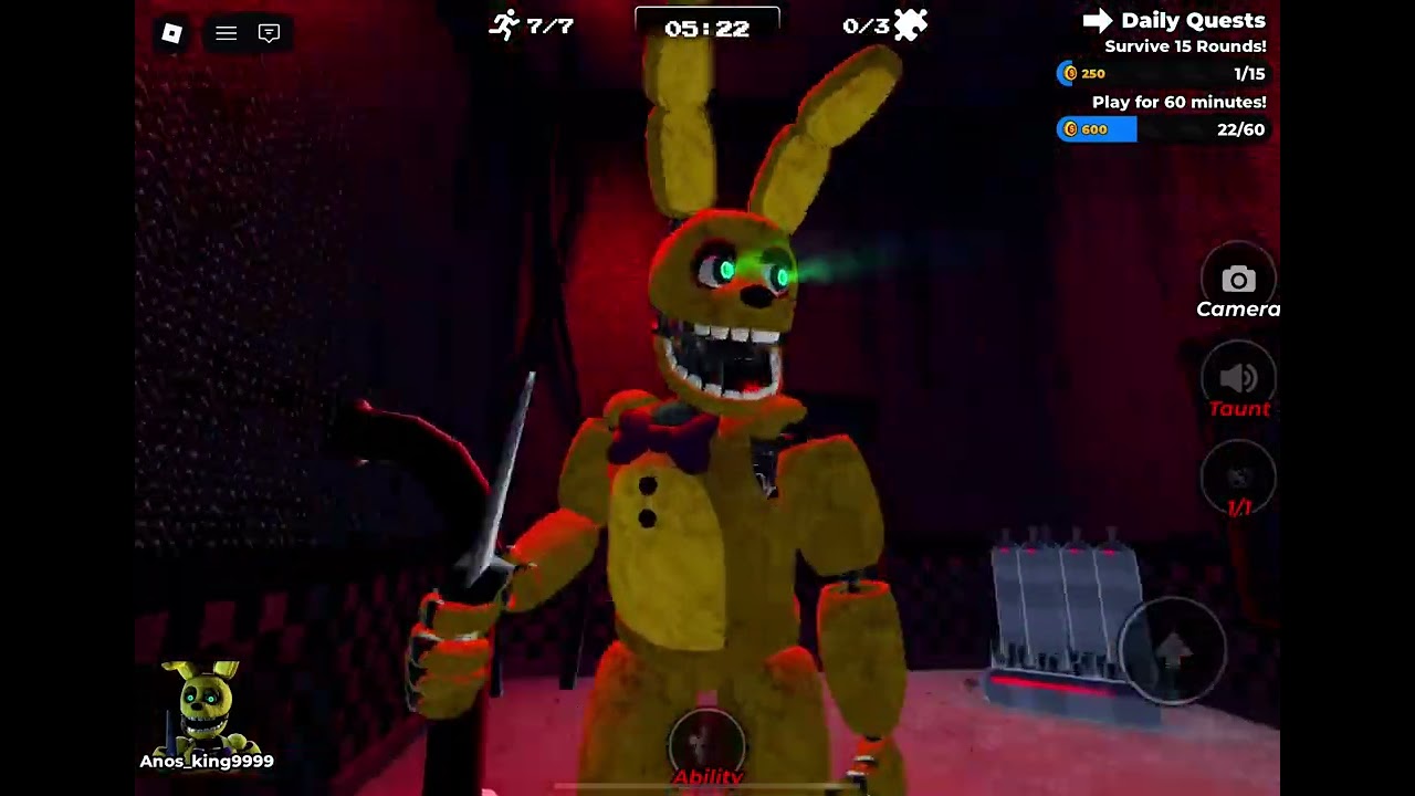Fnaf Roblox animatronic nights part 13