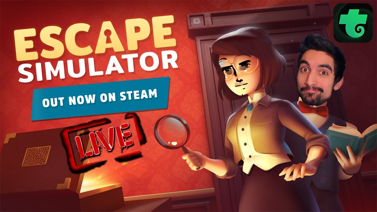 🔴 &Delta;&rho;&alpha;&pi;&epsilon;&tau;&epsilon;ύ&omicron;&upsilon;&mu;&epsilon; &mu;&epsilon; &tau;&omicron;&nu; @LegitGamingGR  - Escape Simulator | Kakos Xamos UNCUT (21/12/2021)