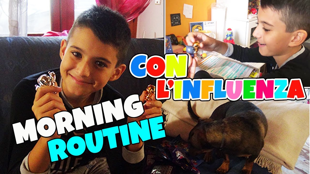 MORNING ROUTINE DA INFLUENZATO!! - Pippo Official Channel 😎⚽