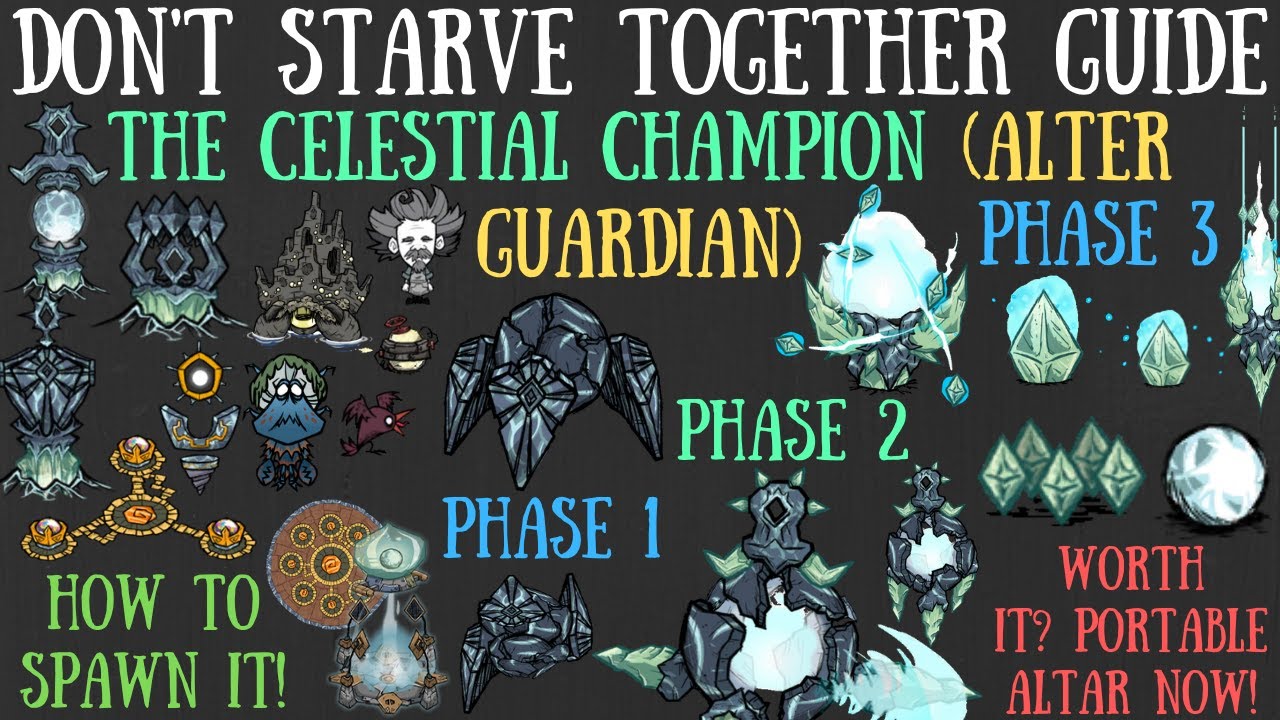 Руководство по Dont Starve Together: Небесный Чемпион — НОВЫЙ БОСС — Обновление «Глаз Бури» [БЕТА]