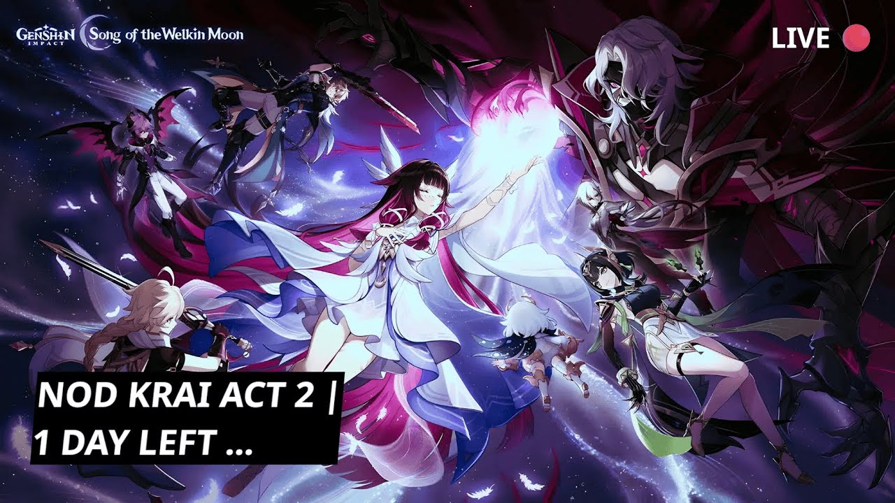LIVE 🔴 Genshin Impact 🌸 | Nod-Krai Act 2 ends. Act 3 starts Story Run 🌌 Zubai in 1 Day!