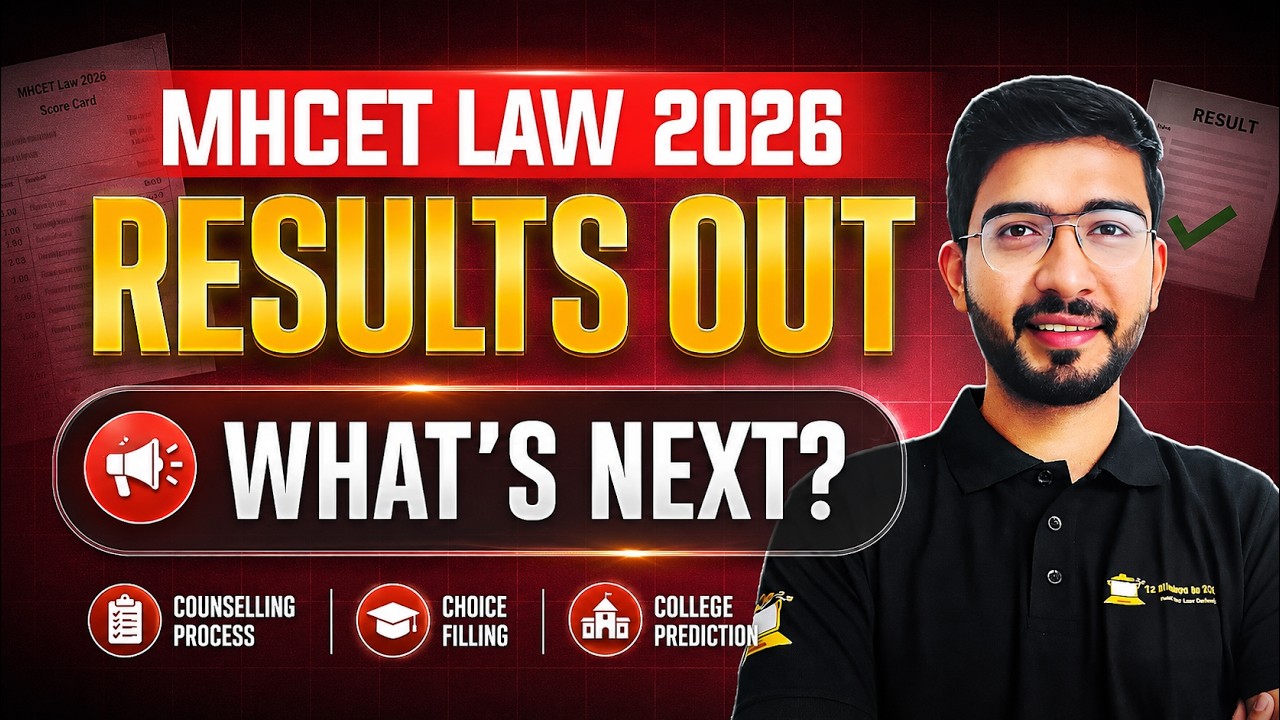 MH CET Law 2026 Results Out: What's Next? | Step-by-Step Admission Guide