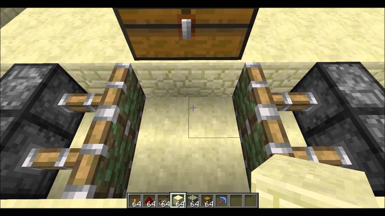 Minecraft Tutorial : How To Make a Trapped Chest Trap