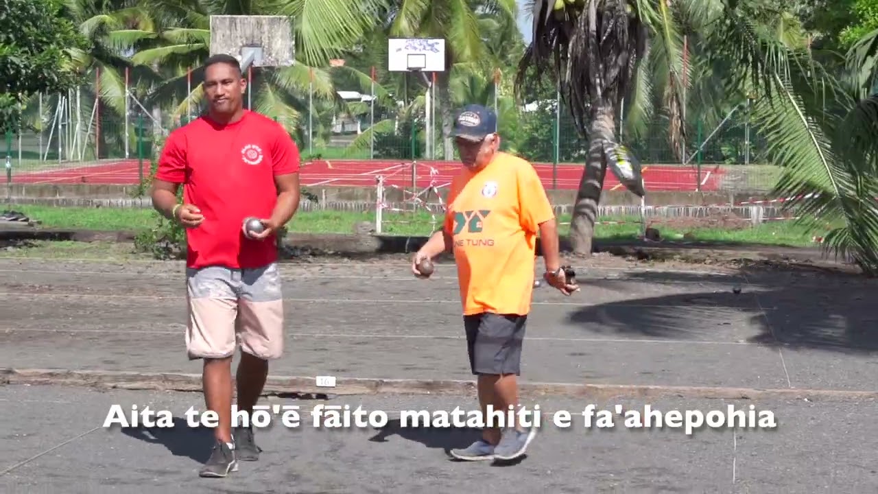 Prends ta licence la PETANQUE, version en Tahitien