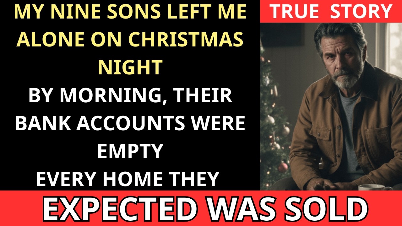 My Nine Sons Abandoned Me Christmas Night — They Woke Up to Empty Accounts ( TRUE STORY )