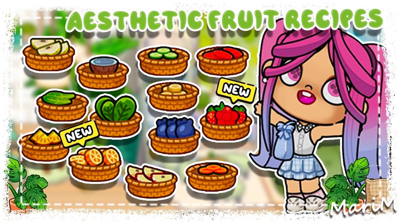 So Pretty! 🍓 Aesthetic Fruit Snacks & Recipes - Avatar World