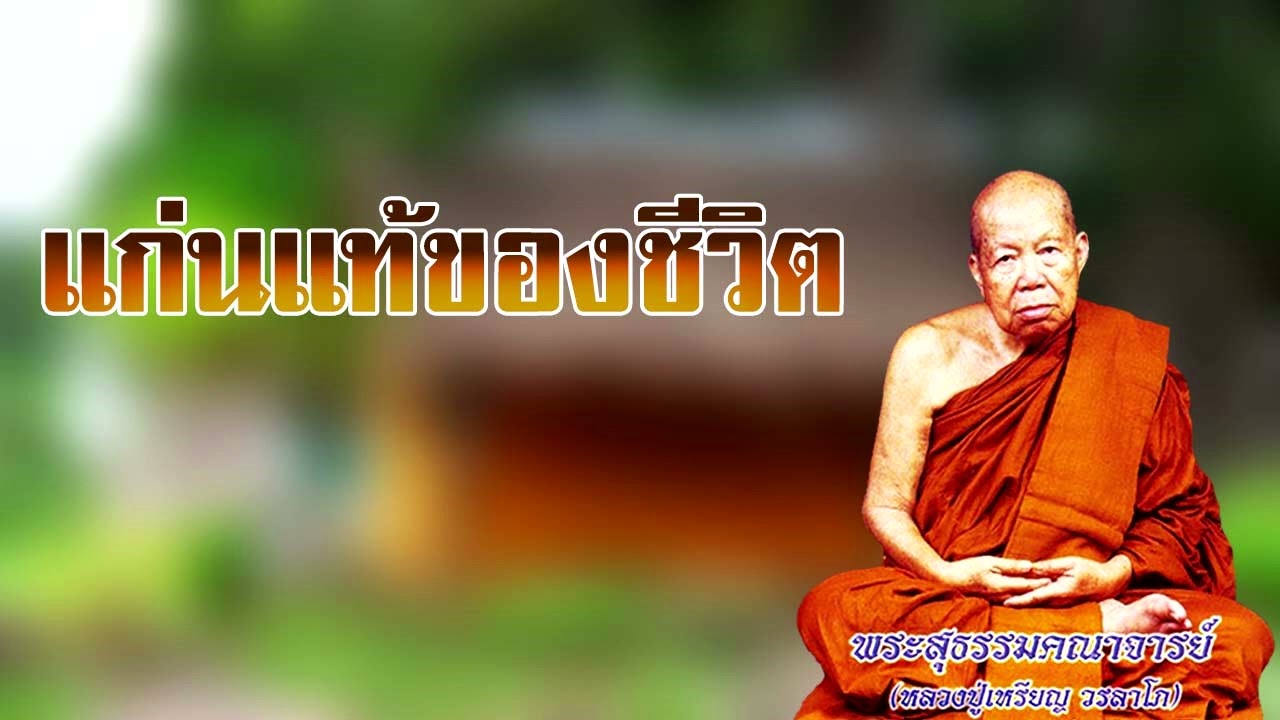 แก่นแท้ของชีวิต หลวงปู่เหรียญ วรลาโภ