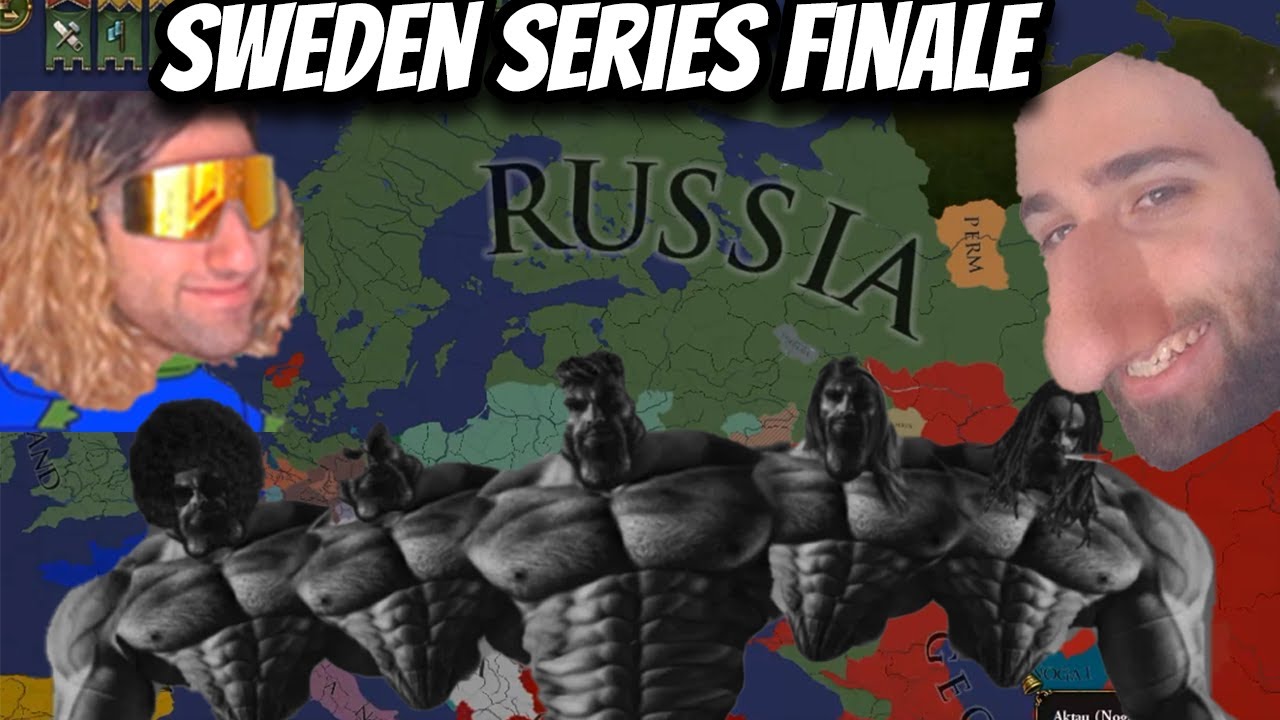 Taungu into Sweden into Russia in EU4 Multiplayer FINALE