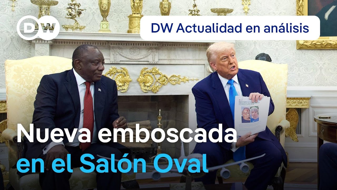 🟣 Trump reprocha “un genocidio” sin pruebas contra la minoría blanca al presidente de Sudáfrica