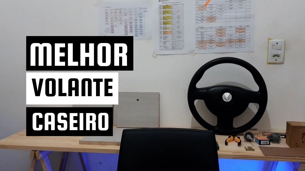 Volante Caseiro para PC, construção + teste