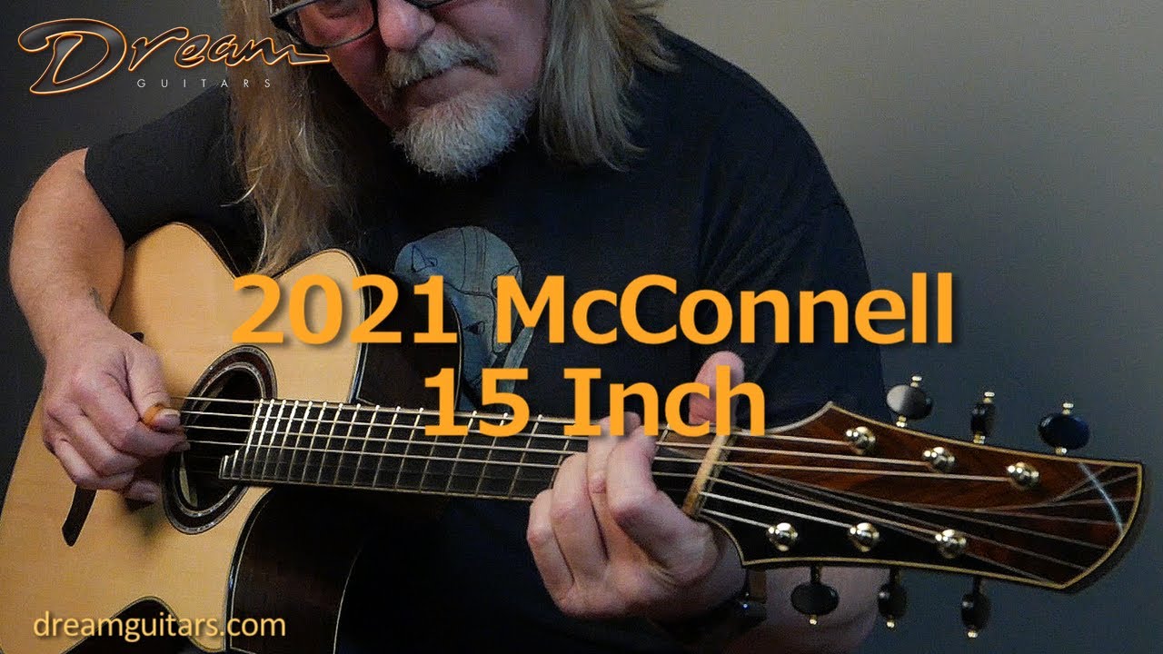 Dream Guitars - 2021 McConnell 15 Inch, Brazilian Rosewood & Swiss Moonspruce
