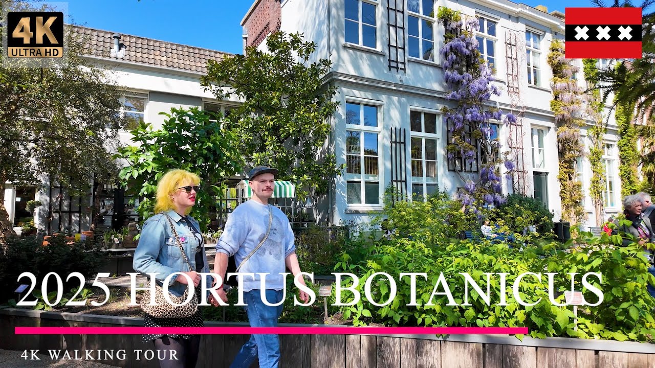 2025 Hortus Botanicus Amsterdam 4K Walking Tour | One of the Oldest Botanical Gardens in the World