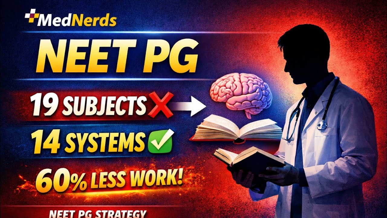 NEET PG 2025: Study 19 Subjects as 14 Systems | Smart Strategy by MedNerds 