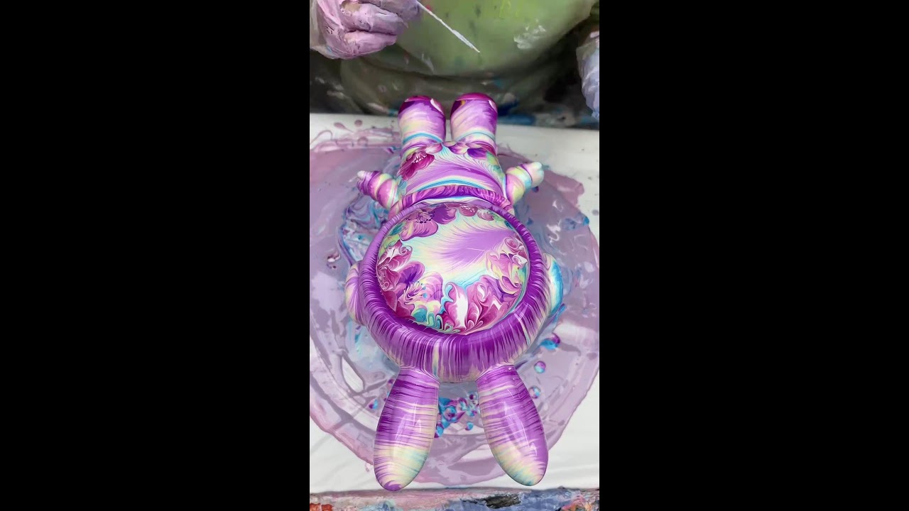 Watch Paint Flow Fluid Art LIVE｜流体アート染色ライブ 2026-03-15 18:41:22