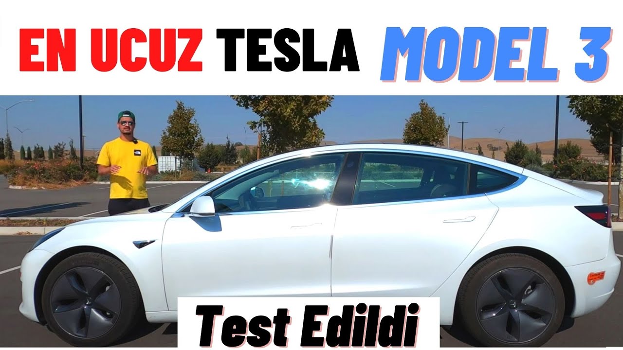 Elektrikli Araba Tesla Model 3. En ucuz Tesla modeli. Otomobil inceleme, Tanıtım ve test sürüşü