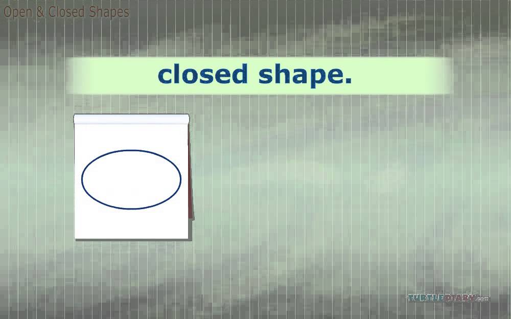 Open and Closed Shapes *What's the Difference?* Math for Kids