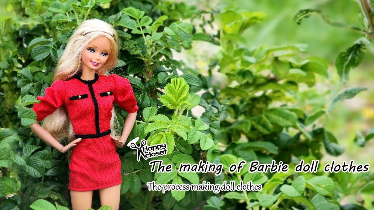 The making of Barbiedoll clothes